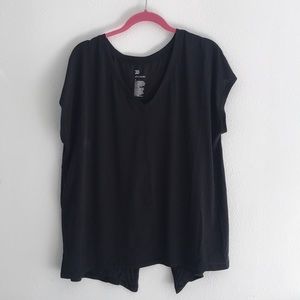 Black All in Motion Tie-Knot Back Active Top